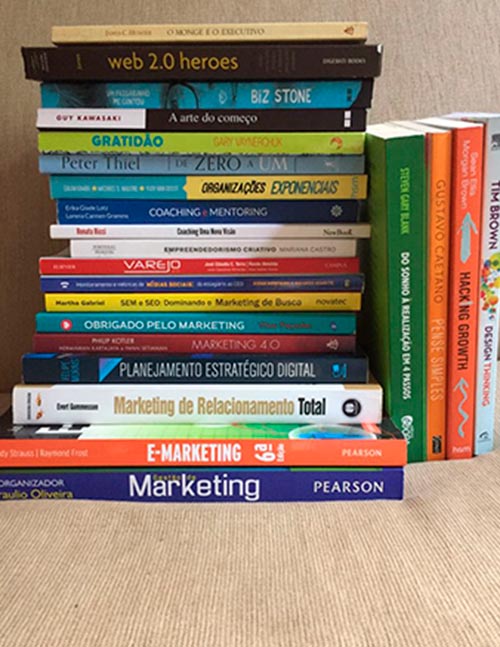 livros de Marketing Digital, Empreendedorismo e Startups, Gestão, Design Thinking e Growth Hacking