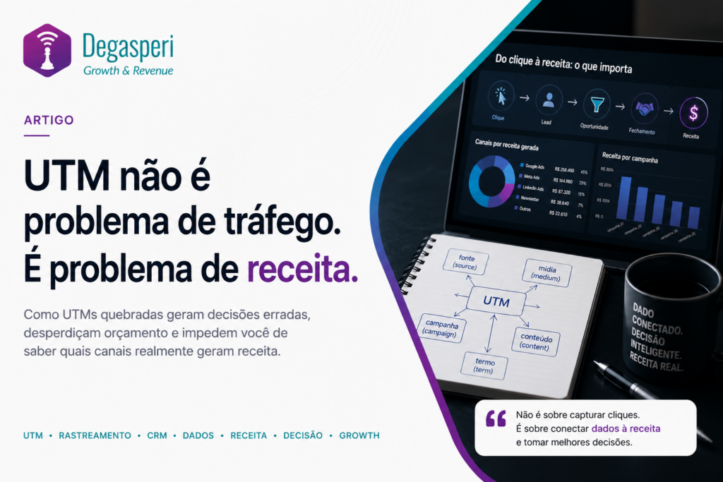 UTM's e parametrização de urls, não é sobre capturar cliques