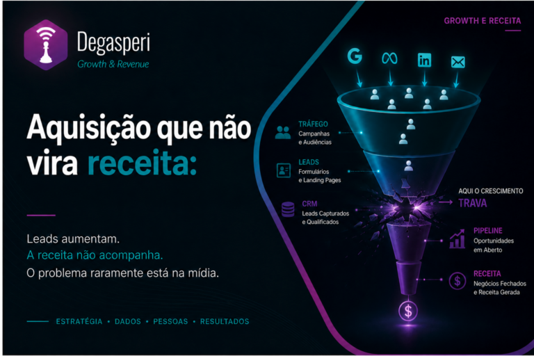 Leads aumentam e a Receita não acompanha