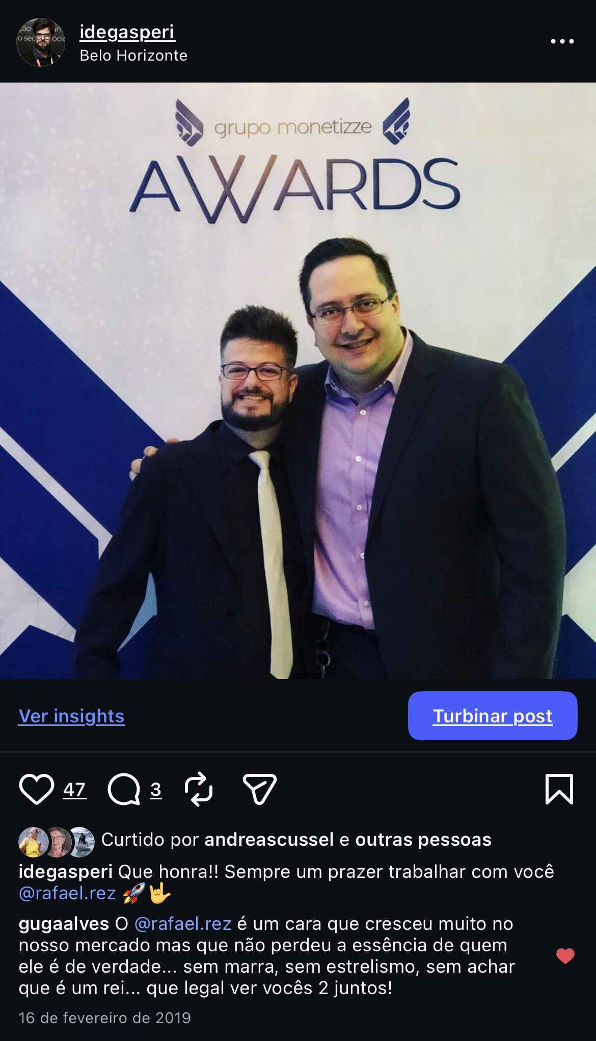 Monetizze Awards with Rafael Rez