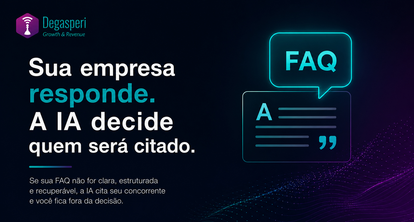Faq para Empresas B2B. Como ser citado nas IAs?