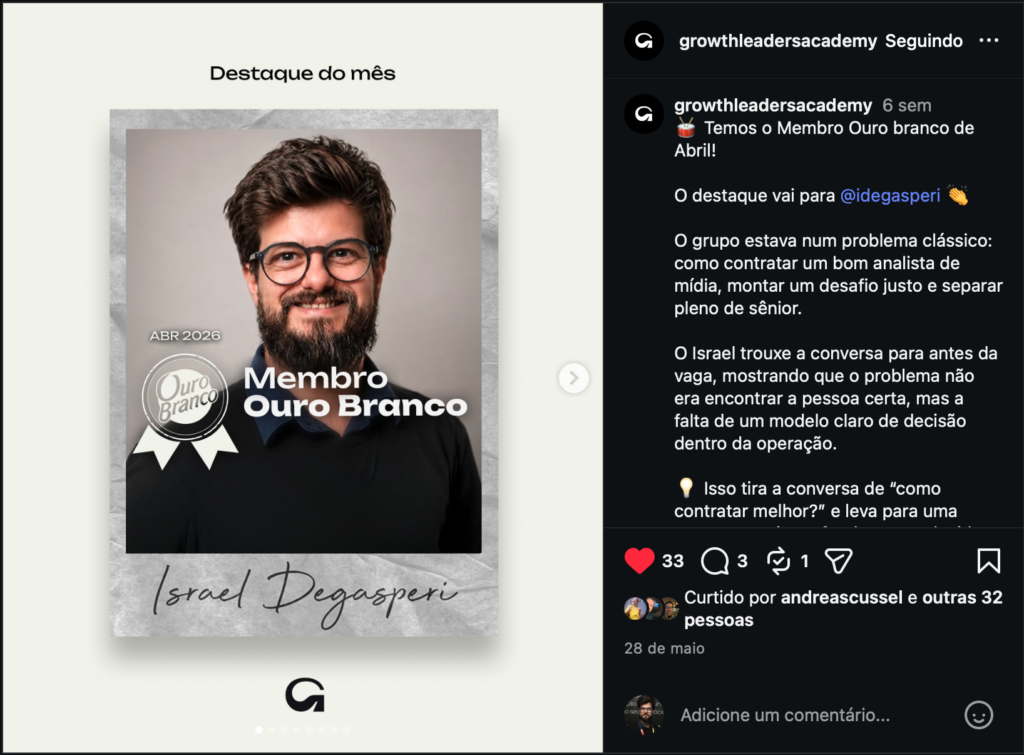 White Gold Member - Growth Leaders Academy