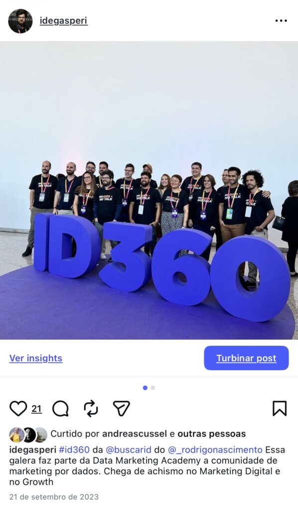 Me at ID 360 in Belo Horizonte in 2023