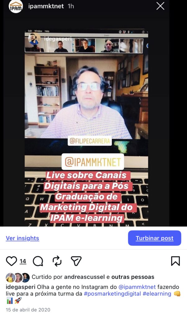 Webinar with Filipe Carrera from IPAM Portugal