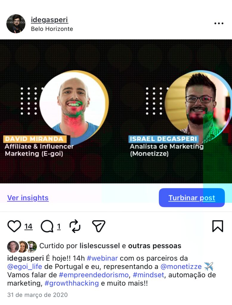 Live with David Miranda of E-GOI Portugal