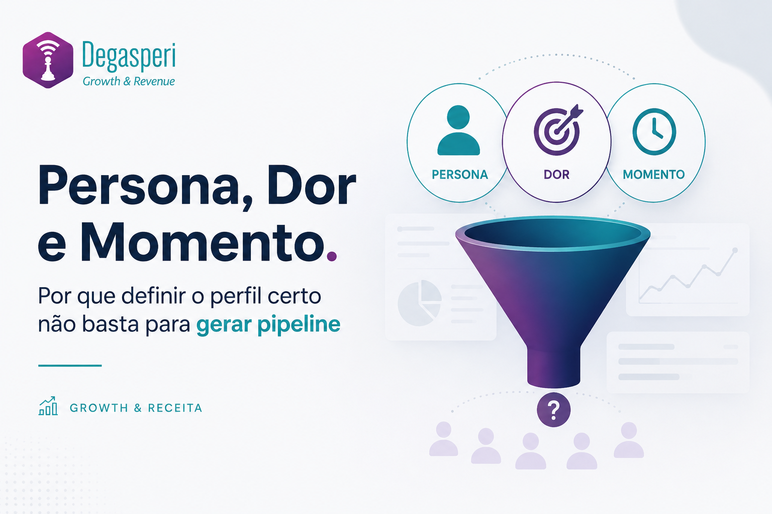 A maioria das empresas B2B tem persona definida.