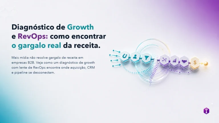 Diagnóstico de Growth e RevOps.