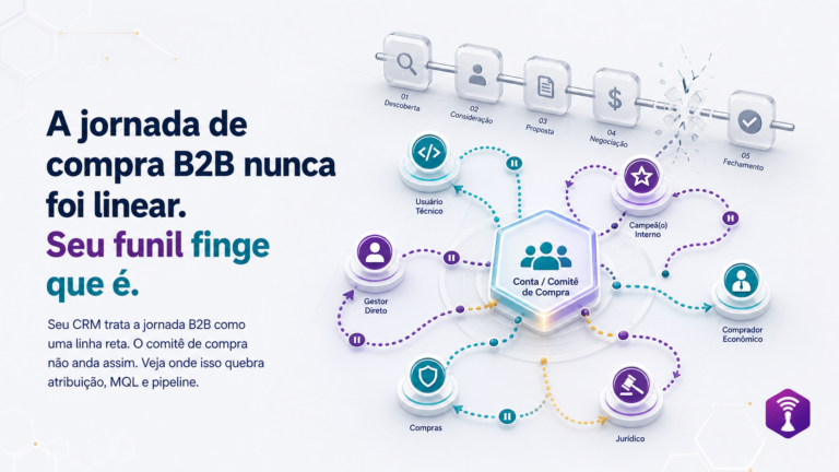 Jornada de compra B2B não é linear: o funil finge que é
